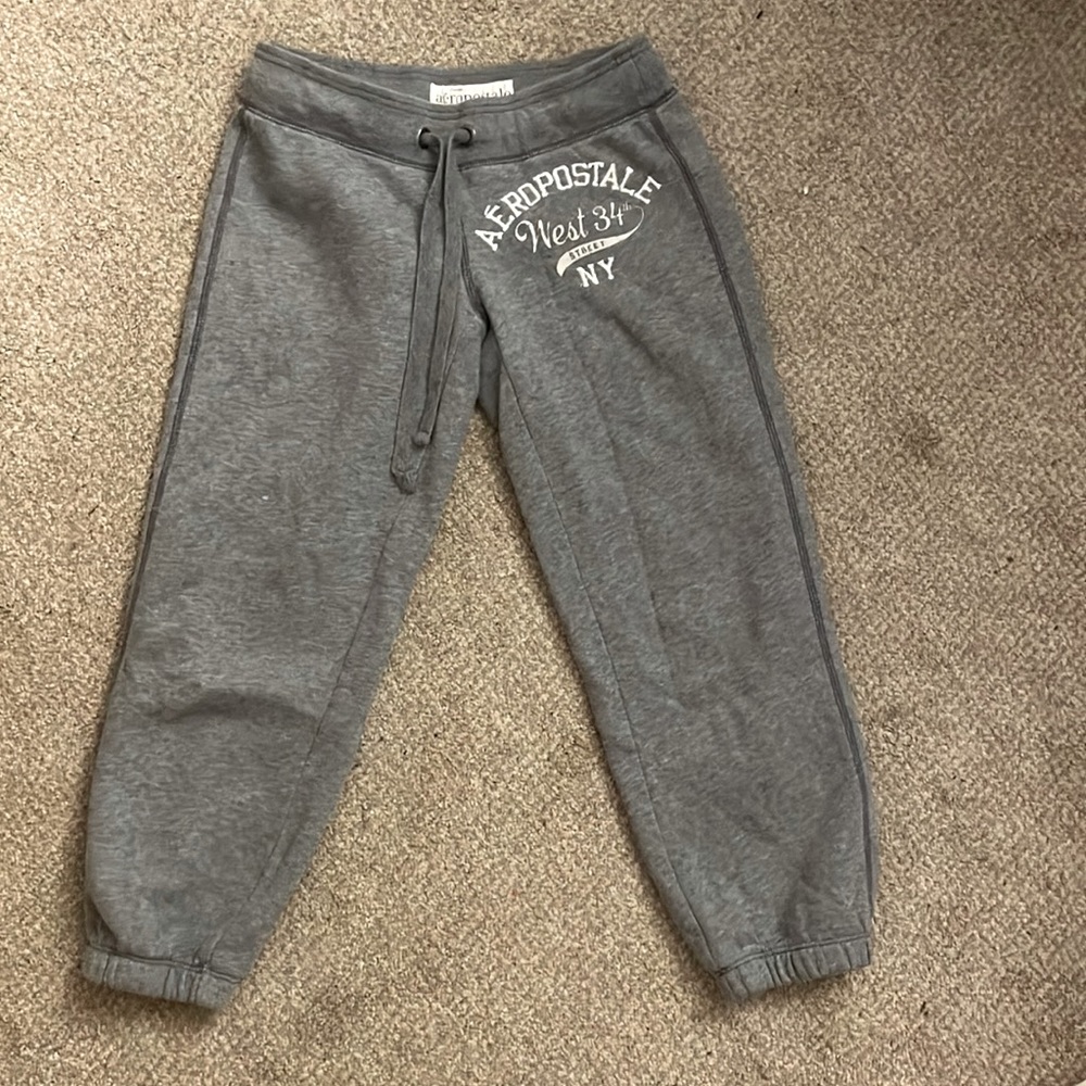 Gray Aeropostale Capri Sweatpants